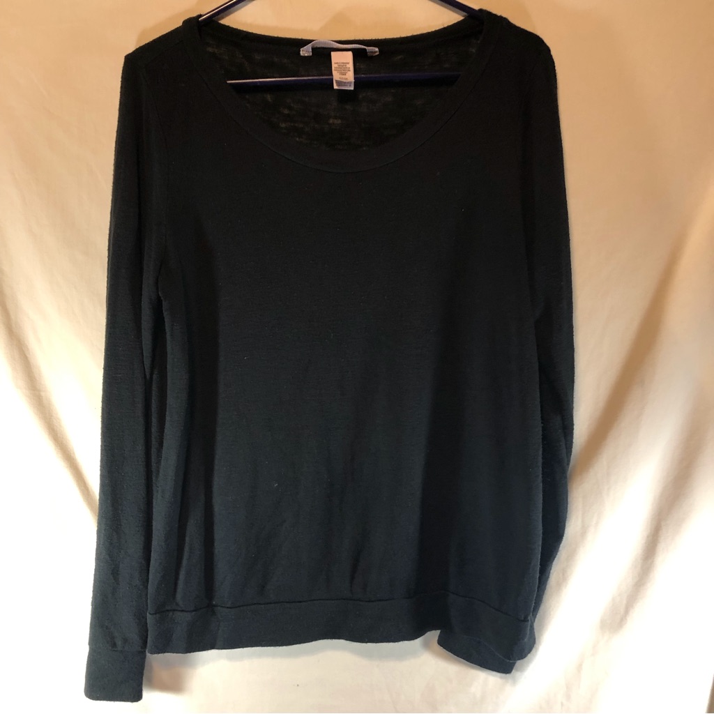 Victoria’s Secret Women’s Black Long Sleeve Tee S